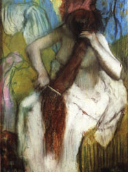 Edgar Degas Woman Combing Her Hair